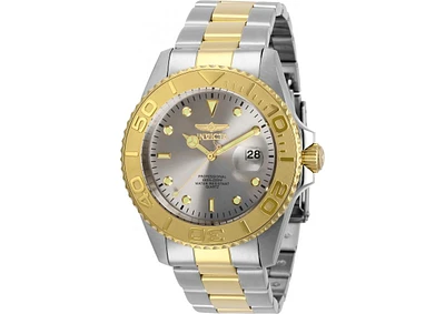 Invicta Men's 29950 Pro Diver Quartz 3 Hand Grey Dial Watch