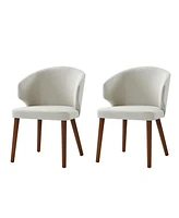 Mid-century Modern Upholstered Dining Chair