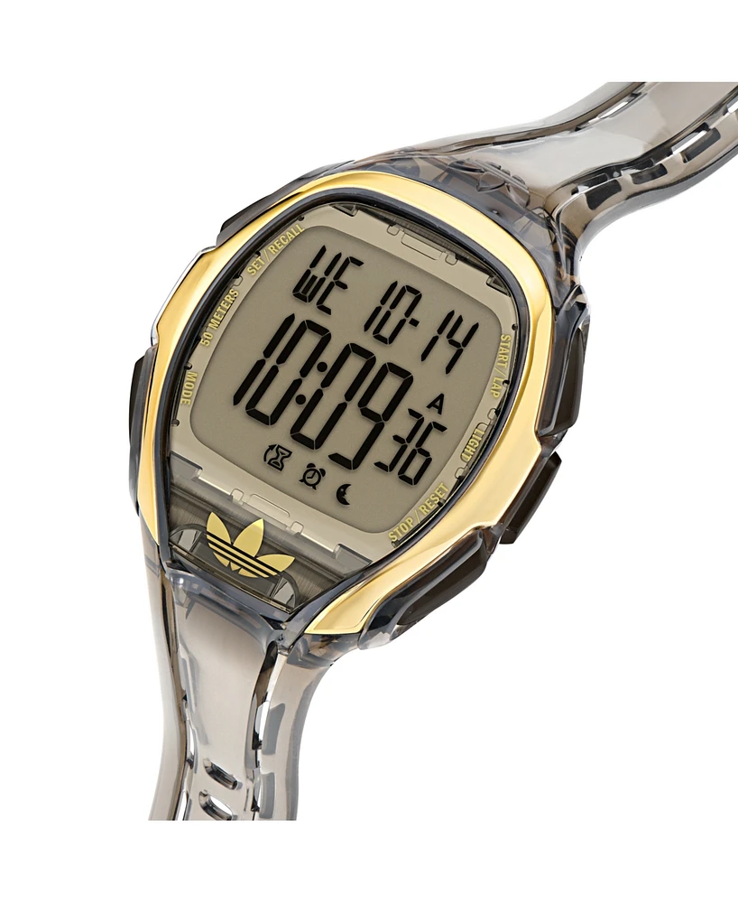 adidas Unisex Analog Black Resin Watch, 45mm