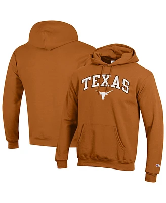 Champion Men's Texas Orange Longhorns Arch Over Logo Pullover Hoodie