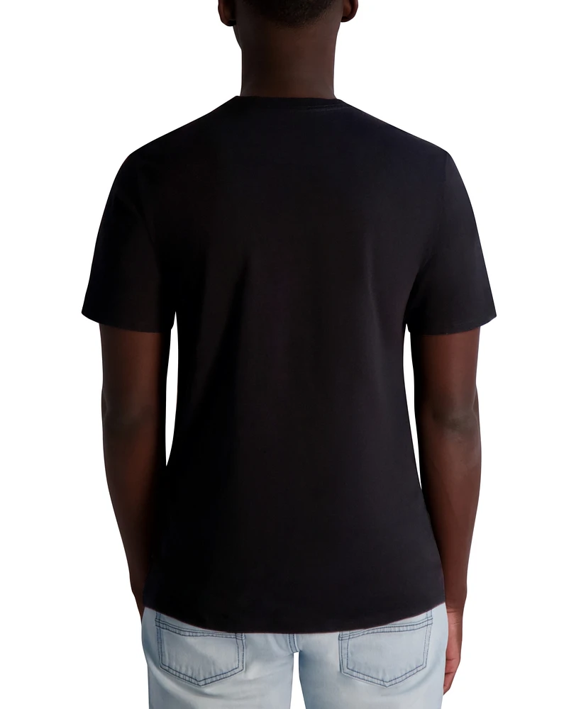 Karl Lagerfeld Paris Men's Textured Armored T-Shirt