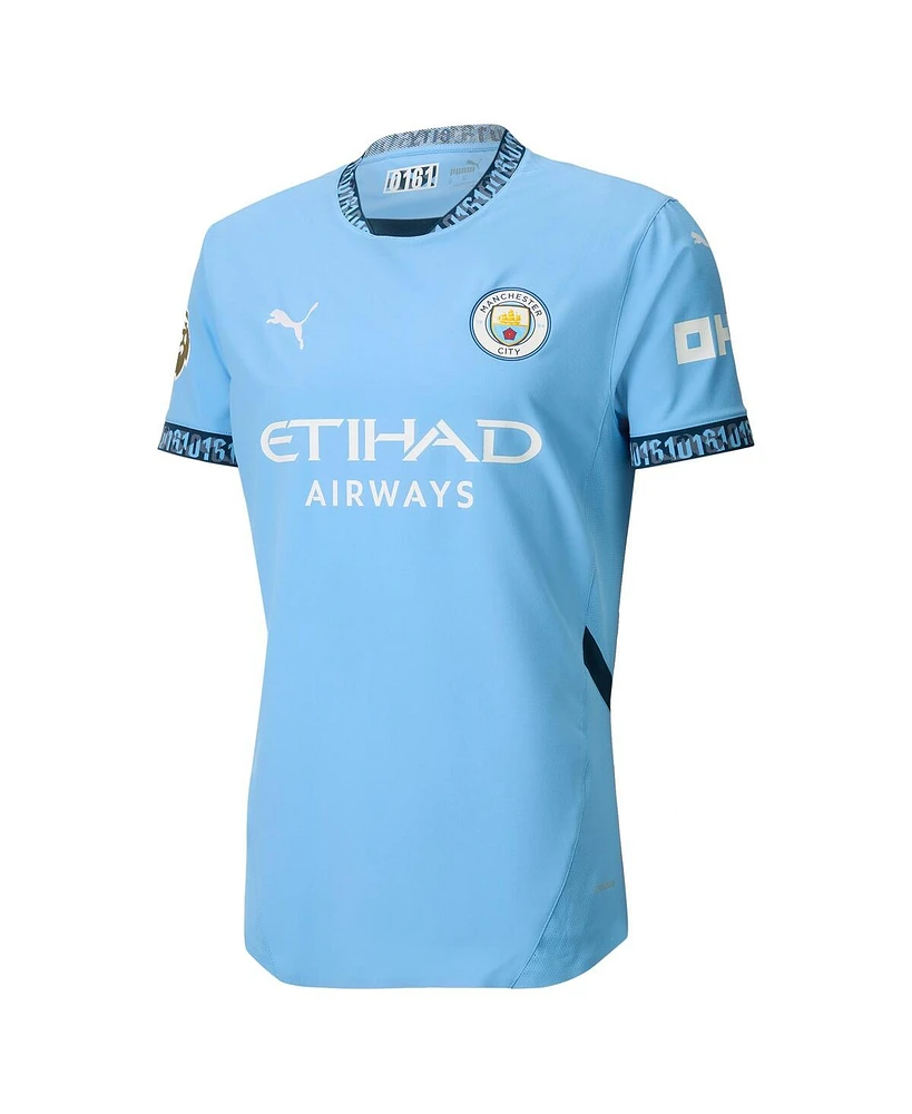 Puma Men's Phil Foden Light Blue Manchester City 2024/25 Home Authentic Player Jersey