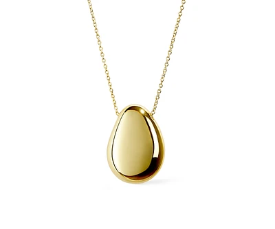 Ana Luisa - Gold Pendant Necklace - Pebble