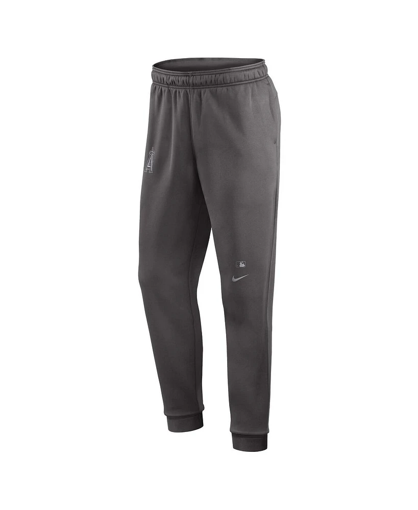 Nike Men's Gray Los Angeles Angels Authentic Collection Travel Player Performance Pants