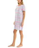 Roudelain Women's Printed Short-Sleeve Sleepshirt