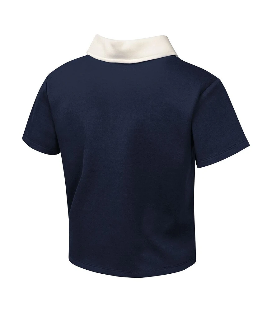 Outerstuff Big Girls 2-Piece Navy Los Angeles Dodgers Base Trainer Johnny Polo Shirt and Skort Set