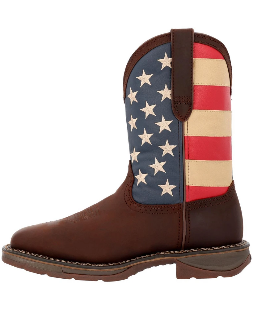 Durango Men's Workin' Rebel Patriotic Steel Toe Work Boot