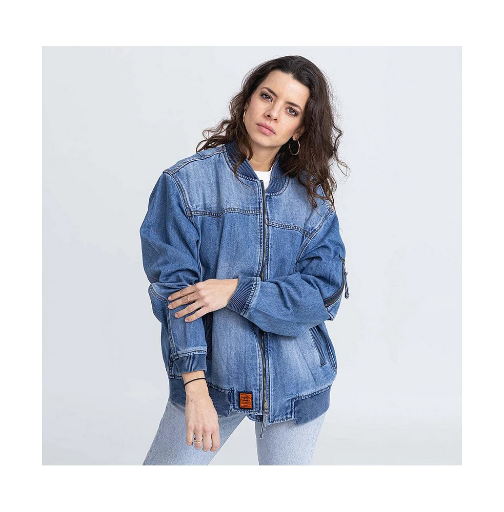 Bombers Original Women's Celeste Jacket - Blue