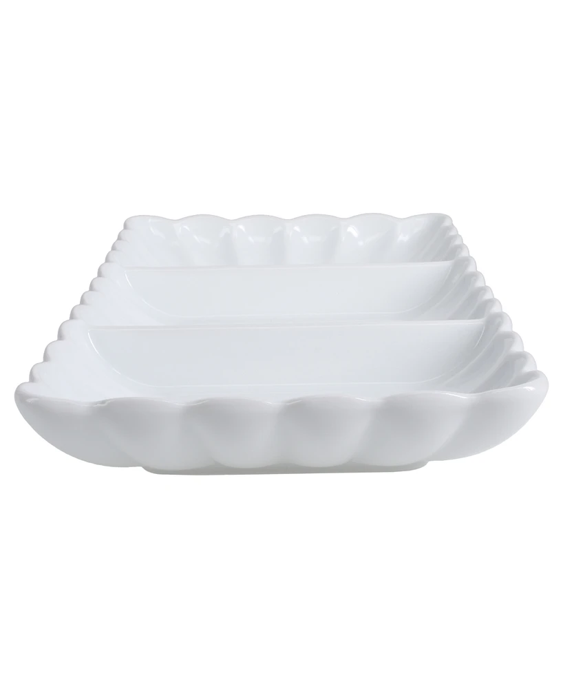 Bia Cordon Bleu Petal Serving, Set of 2