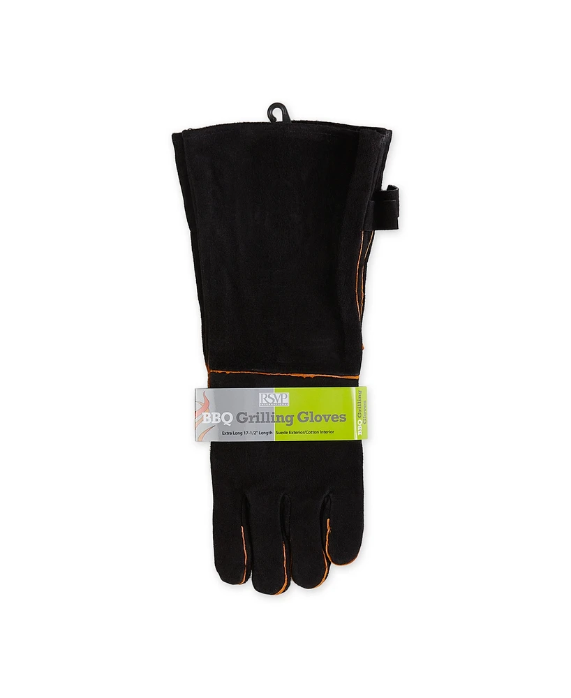 Rsvp International Leather Grill Gloves, Set of 2