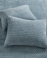 Levtex Velvet Stitch Reversible 3-Pc. Quilt Set, Full/Queen