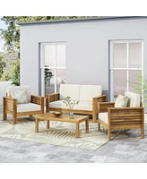 4 Seater Outdoor Lounge Chair Set