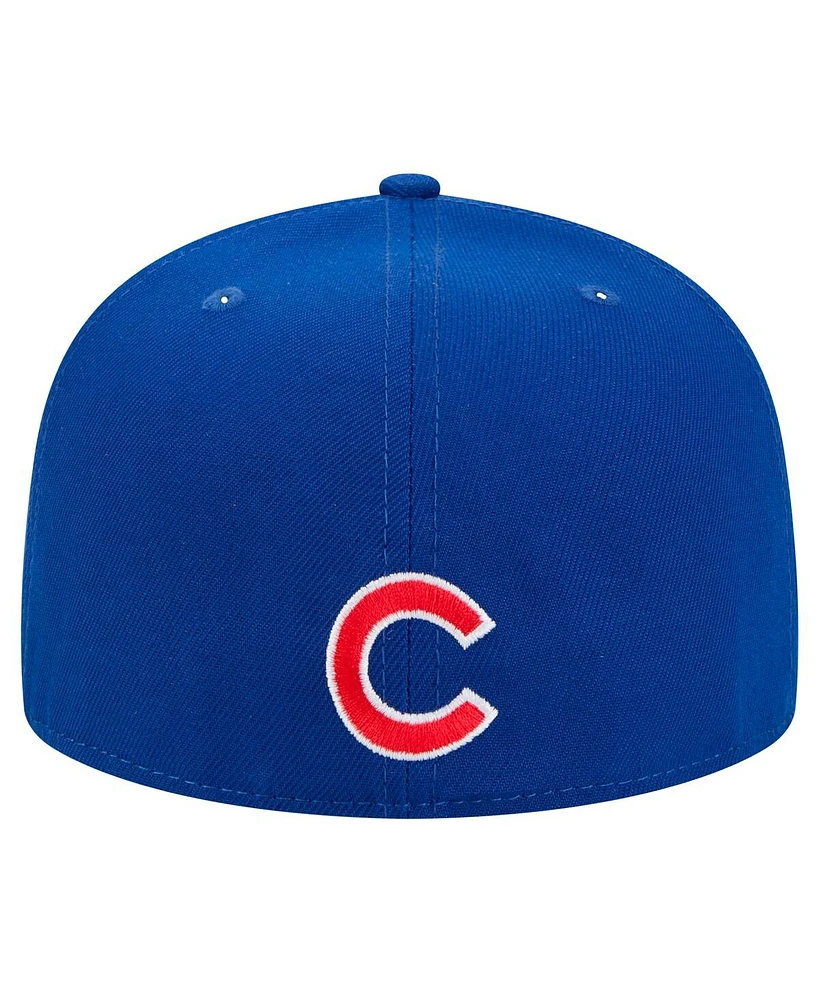 New Era Men's Royal Chicago Cubs Ransom 59FIFTY Fitted Hat