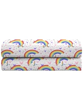 Dream Factory Unicorn Rainbow 3-Pc. Sheet Set, Twin