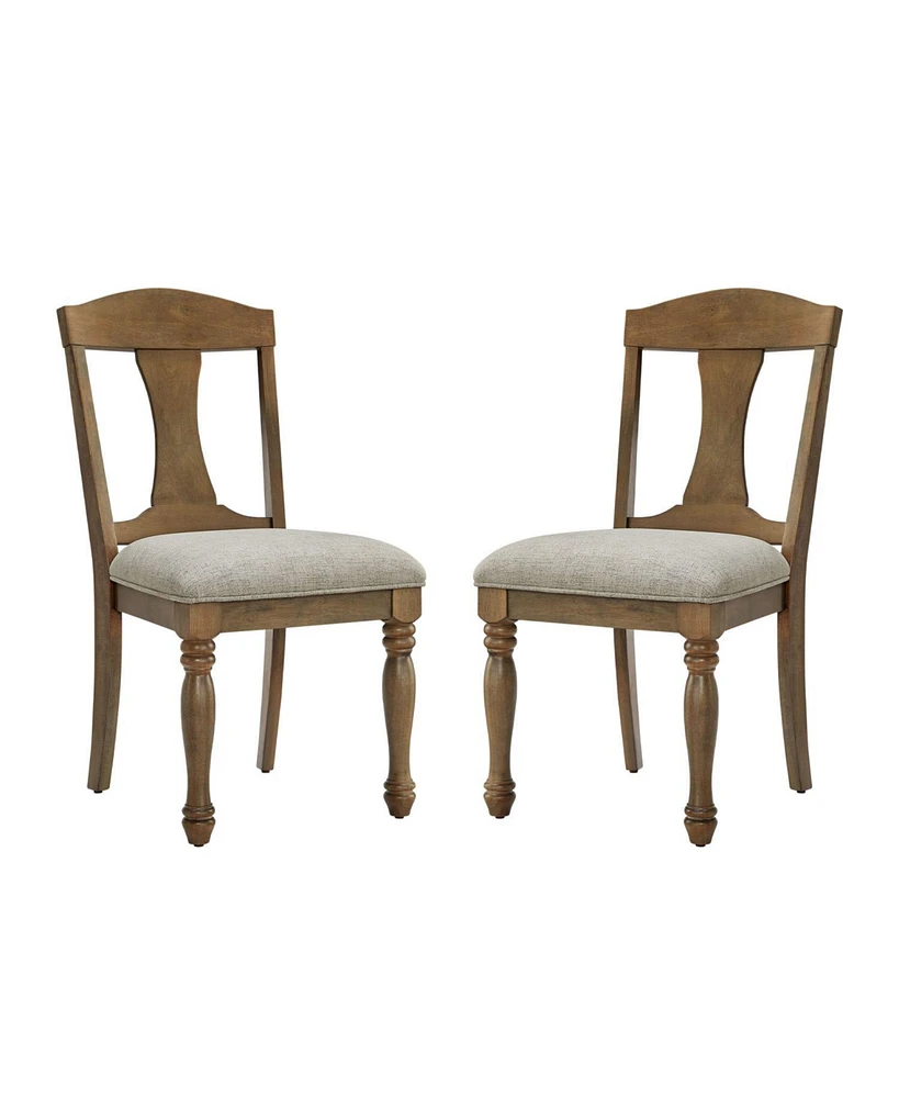 Mid-Century Modern Upholstered Dining Chairs (Set of 2) for Kitchen, Living Room