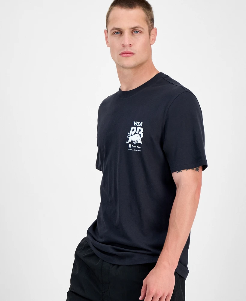 Hugo by Boss Men's Core Fanwear Relaxed Fit Short Sleeve Crewneck Graphic T-Shirt