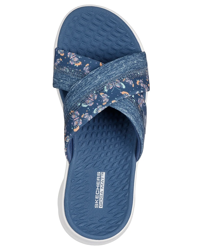 Skechers Women's Go Walk Flex - Impressed Slide Sandals from Finish Line
