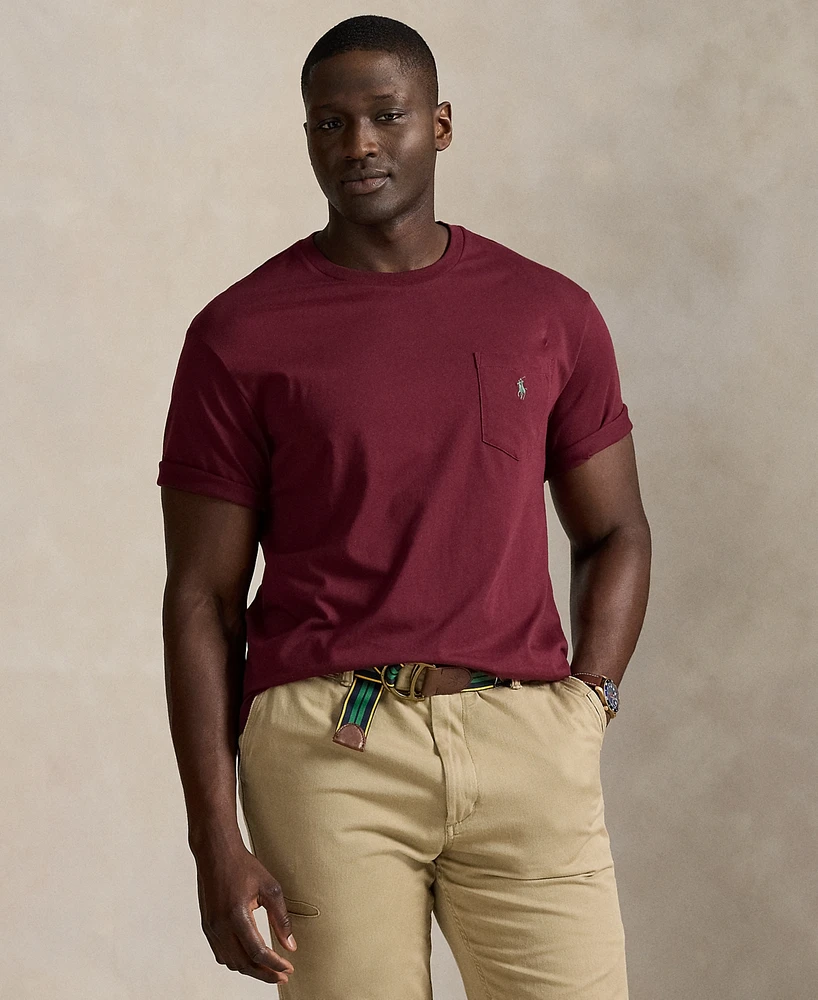 Polo Ralph Lauren Men's Big & Tall Pocket Jersey T-Shirt
