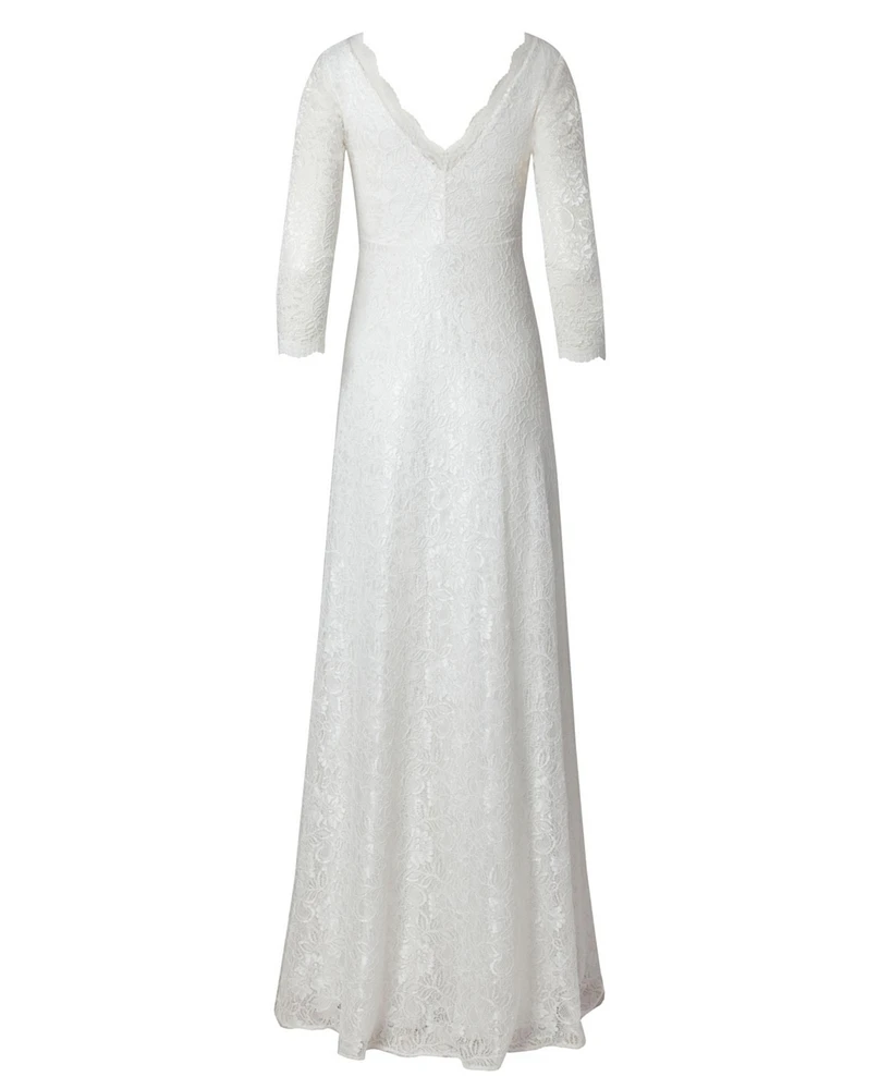 Alie Street London Women's Anya Lace Gown (Ivory)