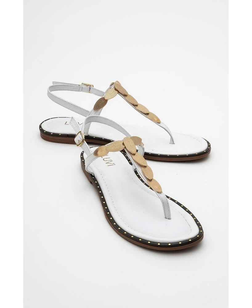 Marea Leather Flat Sandal (Women)