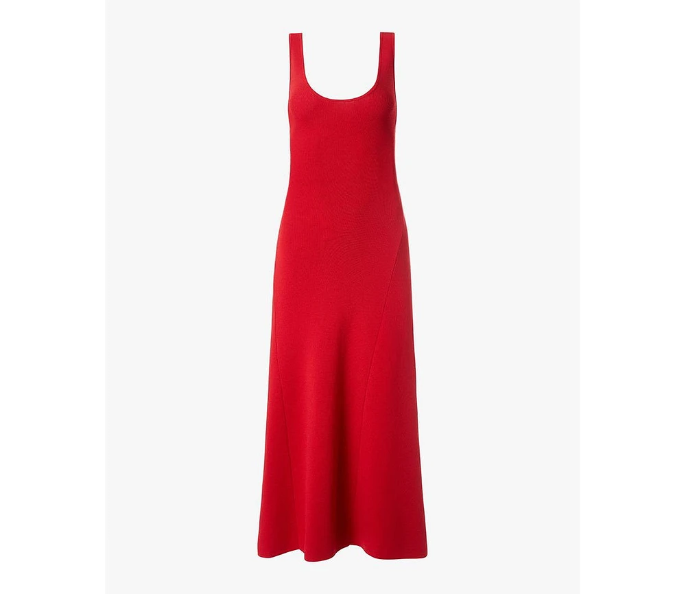 WeWoreWhat Women's Scoop Neck Midi Dress