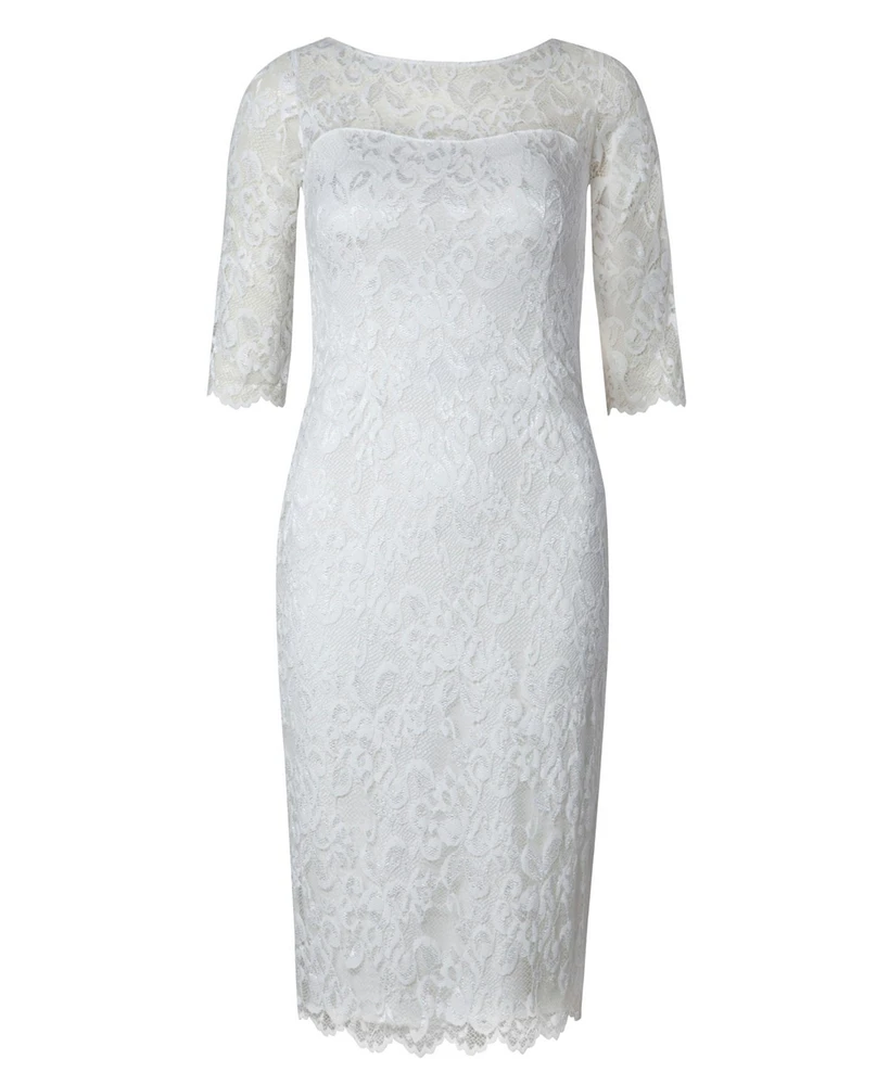 Alie Street London Women's Lila Dress Short (Ivory)