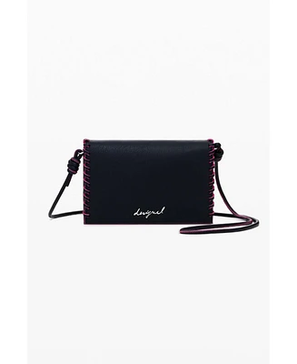 Desigual Women's Medium crossbody wallet with stitching
