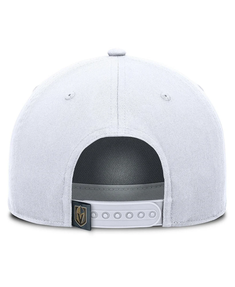 Fanatics Men's White Vegas Golden Knights Rope A-Frame Adjustable Hat