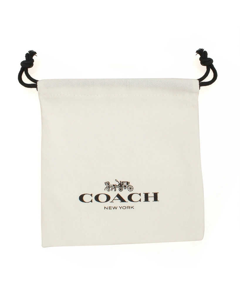 Coach Faux Cultivated Pearl Signature Heritage Collar Necklace