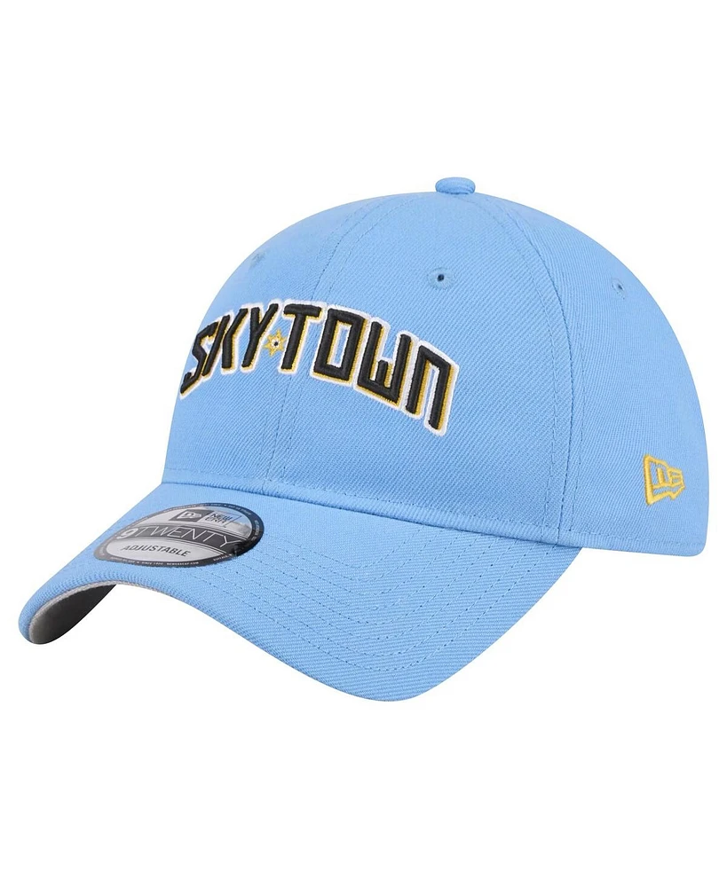 New Era Men's and Women's Sky Blue Chicago Sky Rebel Series 9TWENTY Adjustable Hat
