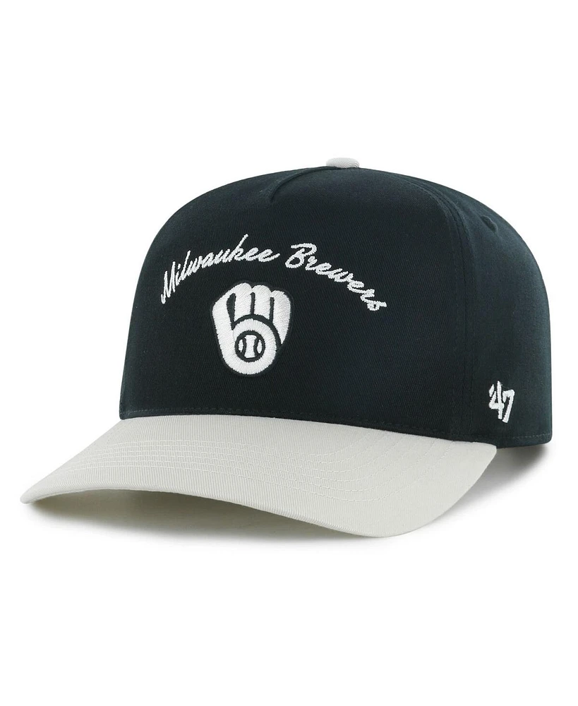 '47 Brand Women's Black Milwaukee Brewers Stable Hitch Adjustable Hat