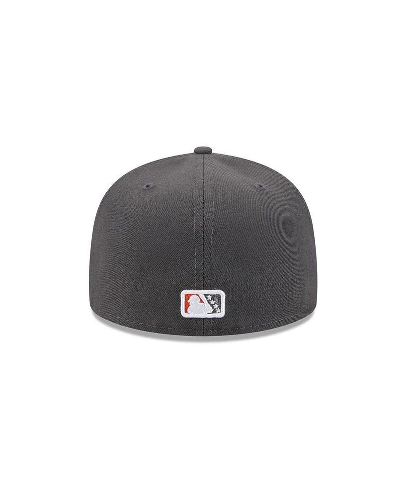 New Era Men's Gray Lehigh Valley IronPigs Theme Nights 59FIFTY Fitted Hat