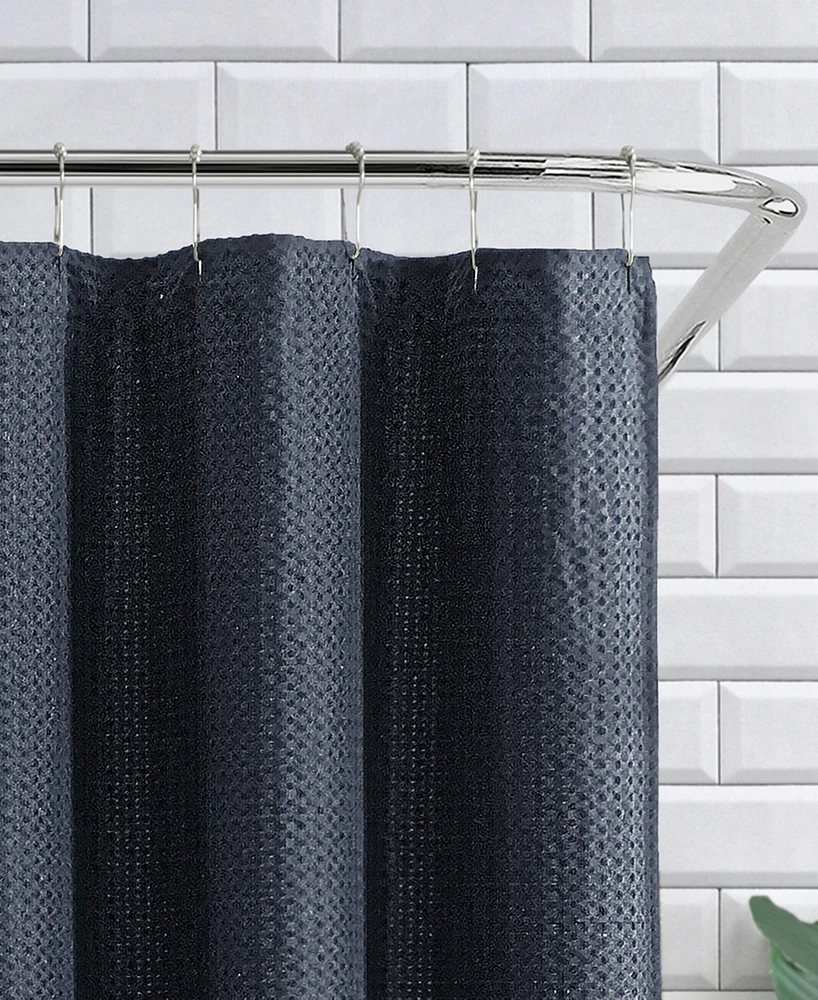 Dkny Modern Waffle Shower Curtain, 72" x 72"