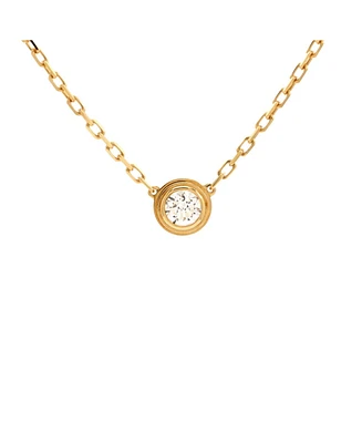 Pre-Owned Cartier Large D'Amour Pendant Necklace 18K Gold with Diamond