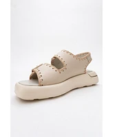 Douro Braided Rope Strap Leather Sandal (Women)