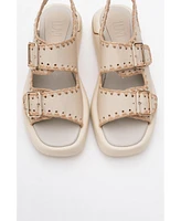 Douro Braided Rope Strap Leather Sandal (Women)