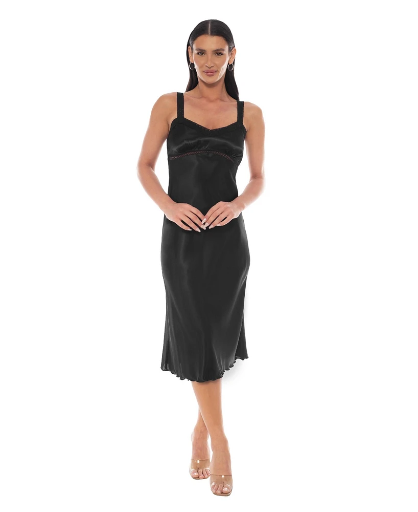 Bebe Women's Satin Midi Dress