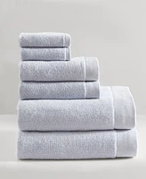 Calvin Klein Entwine Solid Cotton Terry 6-Pc. Towel Set, 58" x 30"