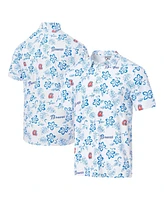 Reyn Spooner Men's White Atlanta Braves Cooperstown Collection Performance Polo Shirt