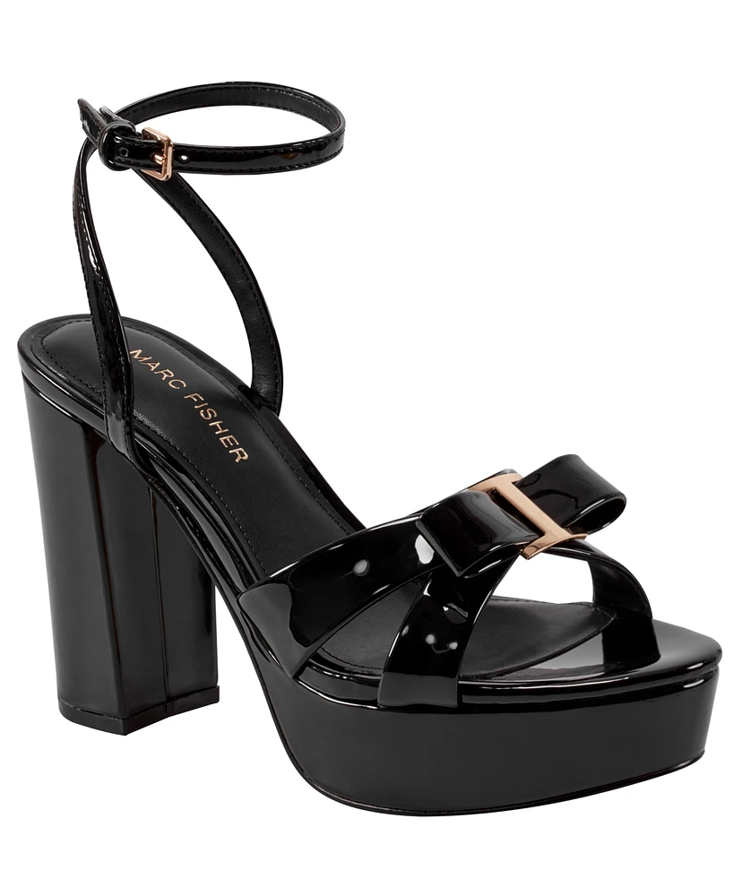 Marc Fisher Women's Daisee Block Heel Platform Sandals