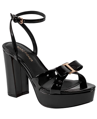 Marc Fisher Women's Daisee Block Heel Platform Sandals