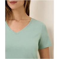 Pact Women's Softspun V-Neck Tee