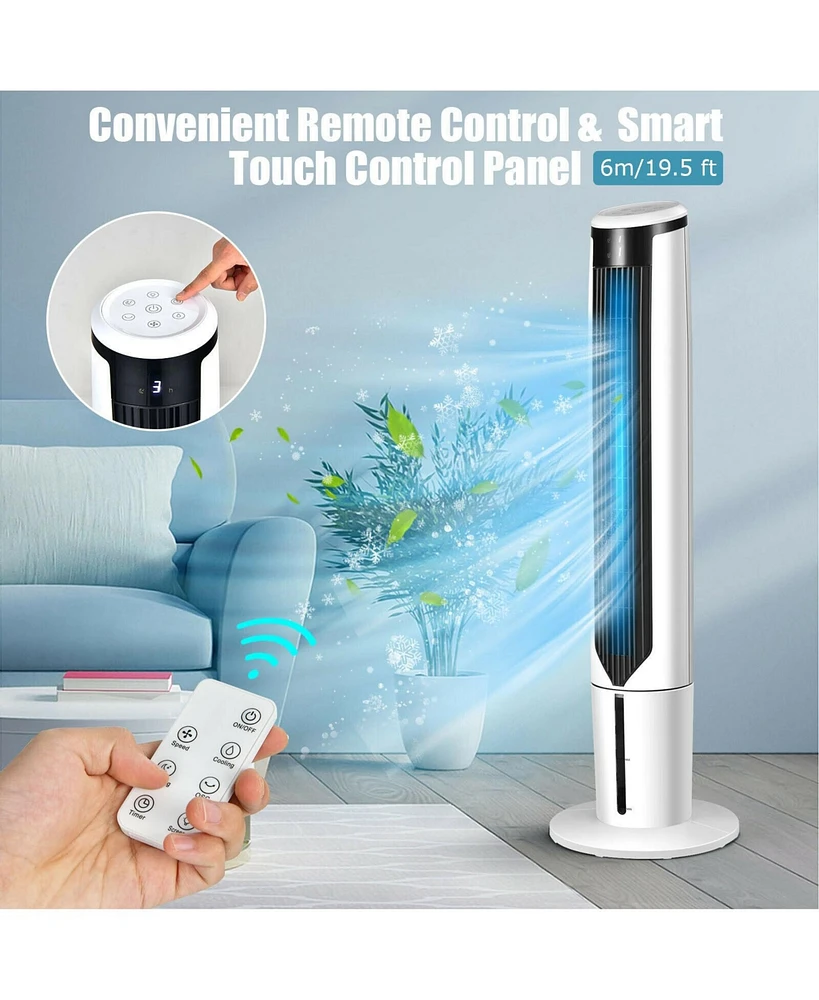 41 Inches Evaporative Air Cooler with 3 Modes and 3 Speeds