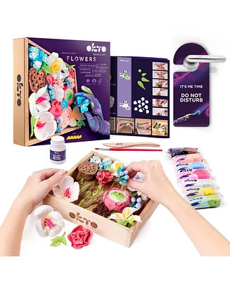 Okto Sensory Art 3D Woodcraft “Romance” – Flowers Craft Kit