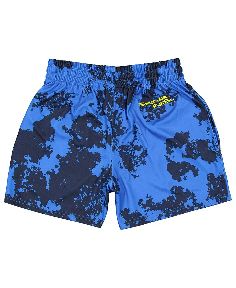 New Era Men's Blue Red Bull Racing Graphic Soccer Shorts