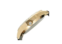 Peugeot Women's Couture Gold Watch Leopard Dial Swarovski Crystal