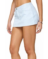 Edikted Women's Carrine Pinstripe Mini Skort