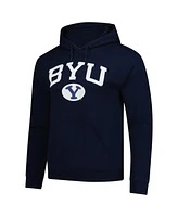 Fanatics Unlabeled Men's Navy Byu Cougars Fleece Pullover Hoodie