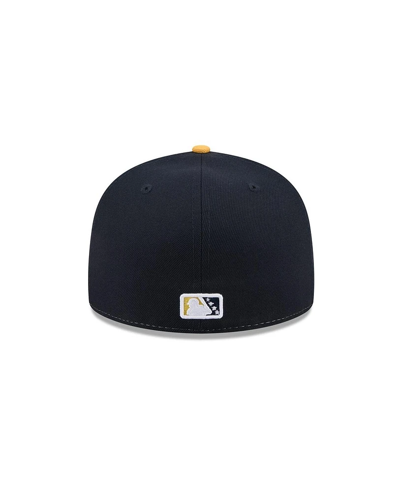 New Era Men's White Syracuse Mets Theme Nights 59FIFTY Fitted Hat