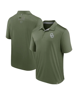 Fanatics Men's Olive Oklahoma Sooners Oht Defender Polo Shirt